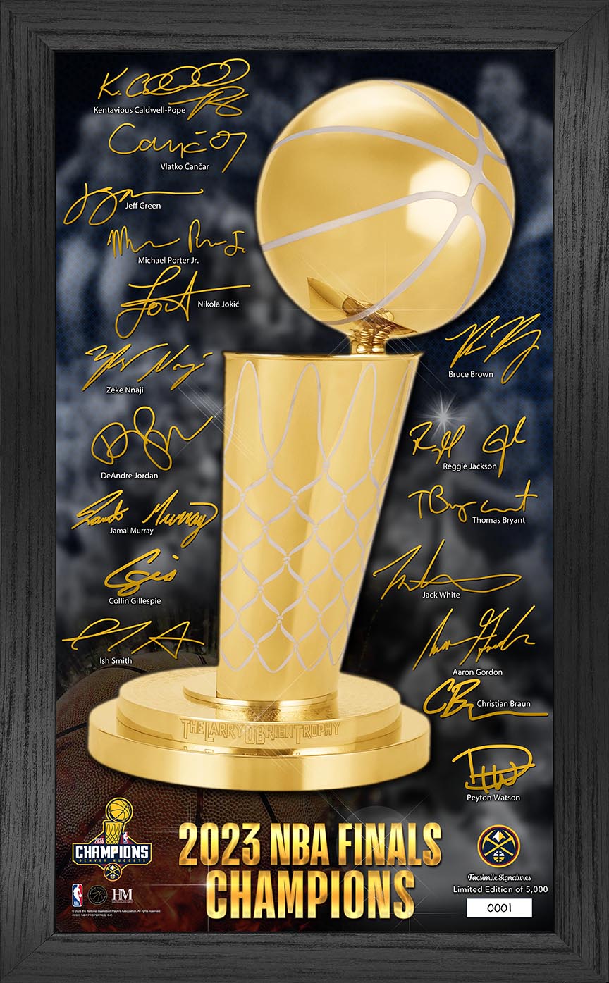 Framed Jamal Murray Denver Nuggets 2023 NBA Finals Champions
