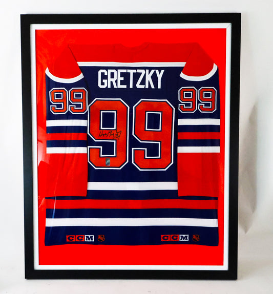 Wayne Gretzky Autographed Jerseys, Signed Wayne Gretzky Inscripted Jerseys